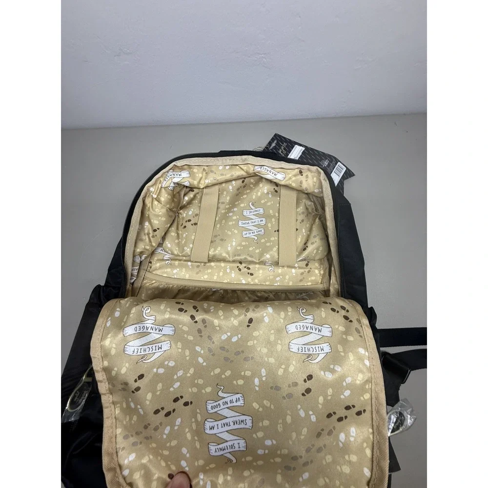 Brand New JuJuBe 2019 Harry Potter Zealous Mischief Managed Diaper Backpack Bag